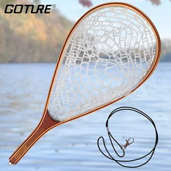 Red de pesca Goture para truchas - Malla de goma, captura y suelta