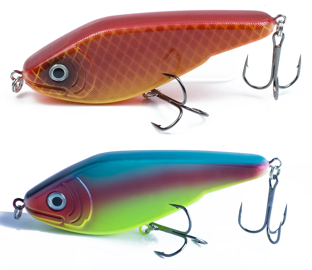 Estos señuelos de pesca vibrantes están diseñados para una presentación de cebo efectiva y atractiva.