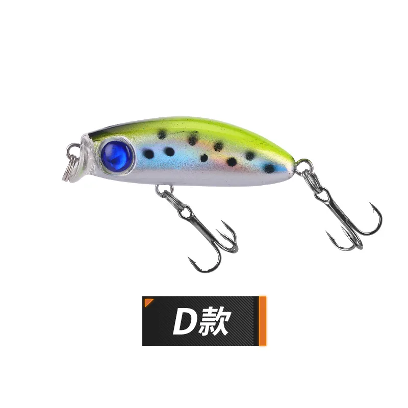 Señuelo de pesca Micro Minnow 3,5 cm 2,7g señuelo Artificial de hundimiento lento cebo duro tablero corto Popper 1 pieza en oferta - imagen 5