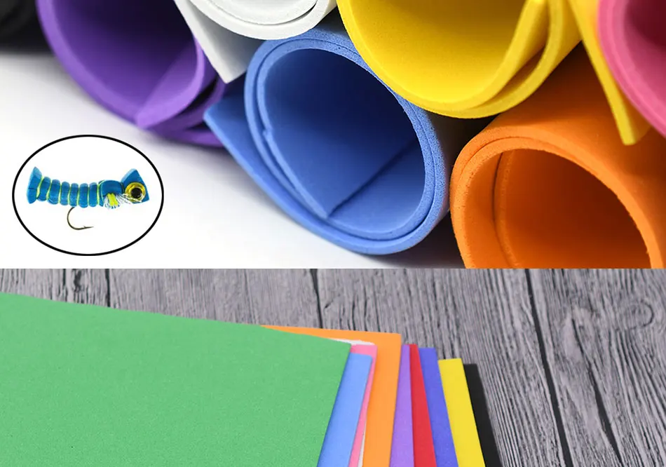 Hojas de espuma coloridas para proyectos creativos