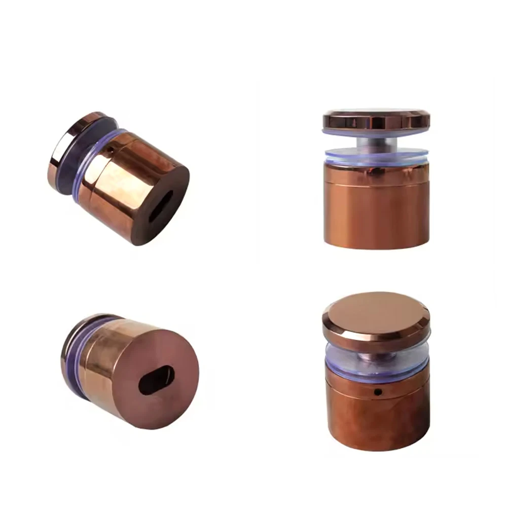 Pomos metálicos CNC con acabado cromo PVD – Tapas interruptor giratorio - imagen 5