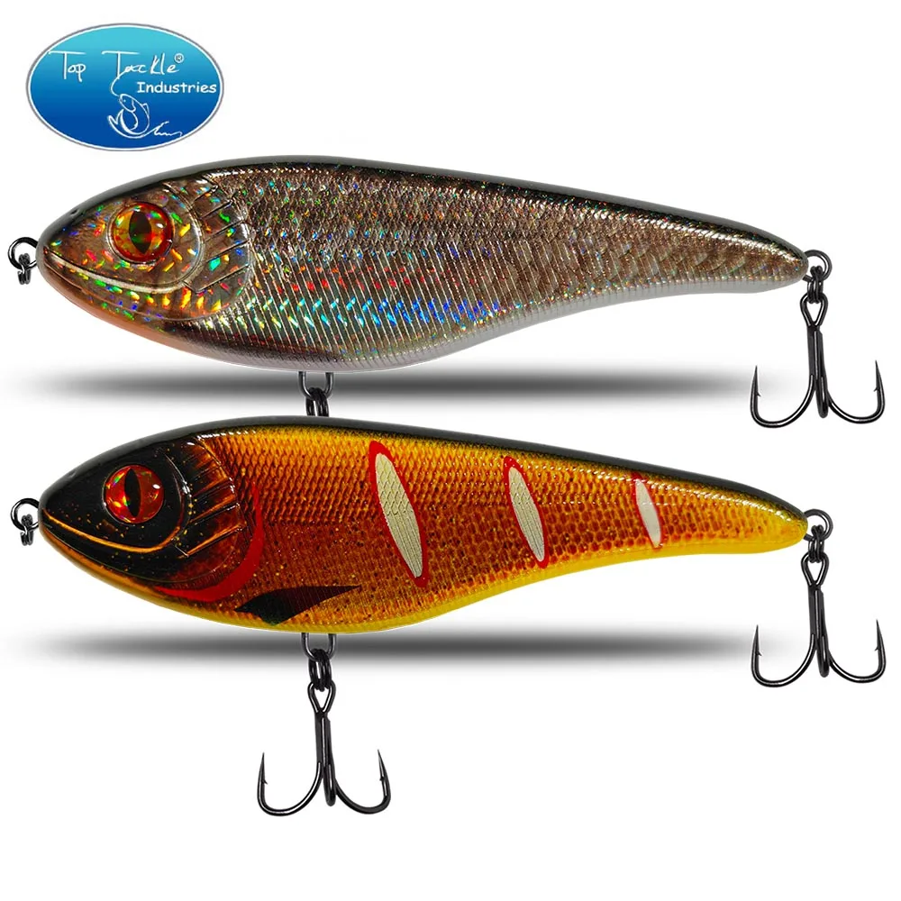 Señuelo CF para Lucio, 150mm, 80g, hundimiento lento, jerkbait, deslizador de Lucio, señuelo de pesca de lubina, cebo duro, envío gratis - imagen 3