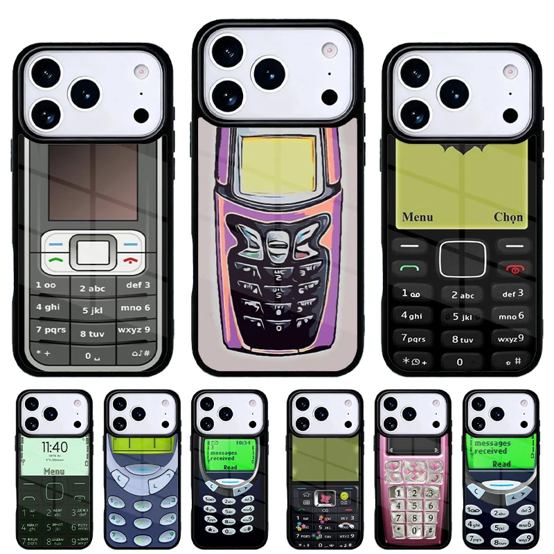 Funda retro para iPhone 17 Air – Carcasa trasera ultrafina