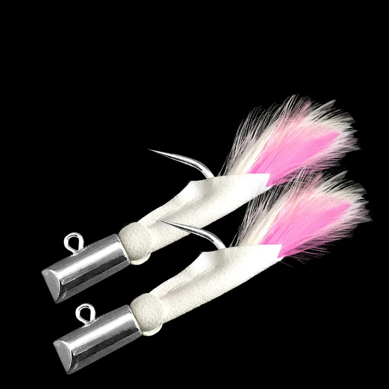 DORISEA 3 unids/pack sin púas Skip Jack atún plomo Jig anzuelo de pesca 2 #   2.2 #   2.5 #   2.8 #   3 # - imagen 3