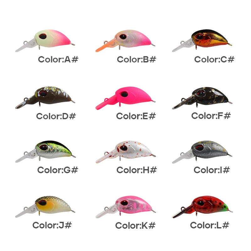 LETOYO wobbler crankbait para lucio, lubina y perca - imagen 3