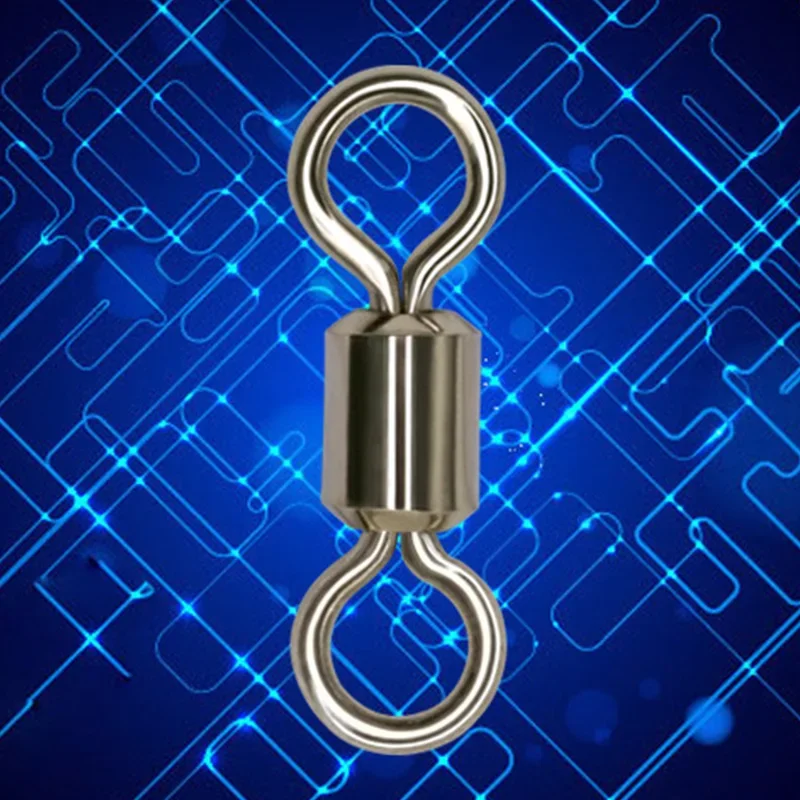 20 Uds. Giratorio de pesca ZX barril giratorio de acero inoxidable ganchos de pesca de mar conector giratorio para accesorios de pesca de mar - imagen 5