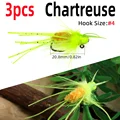 3pcs Chartreuse