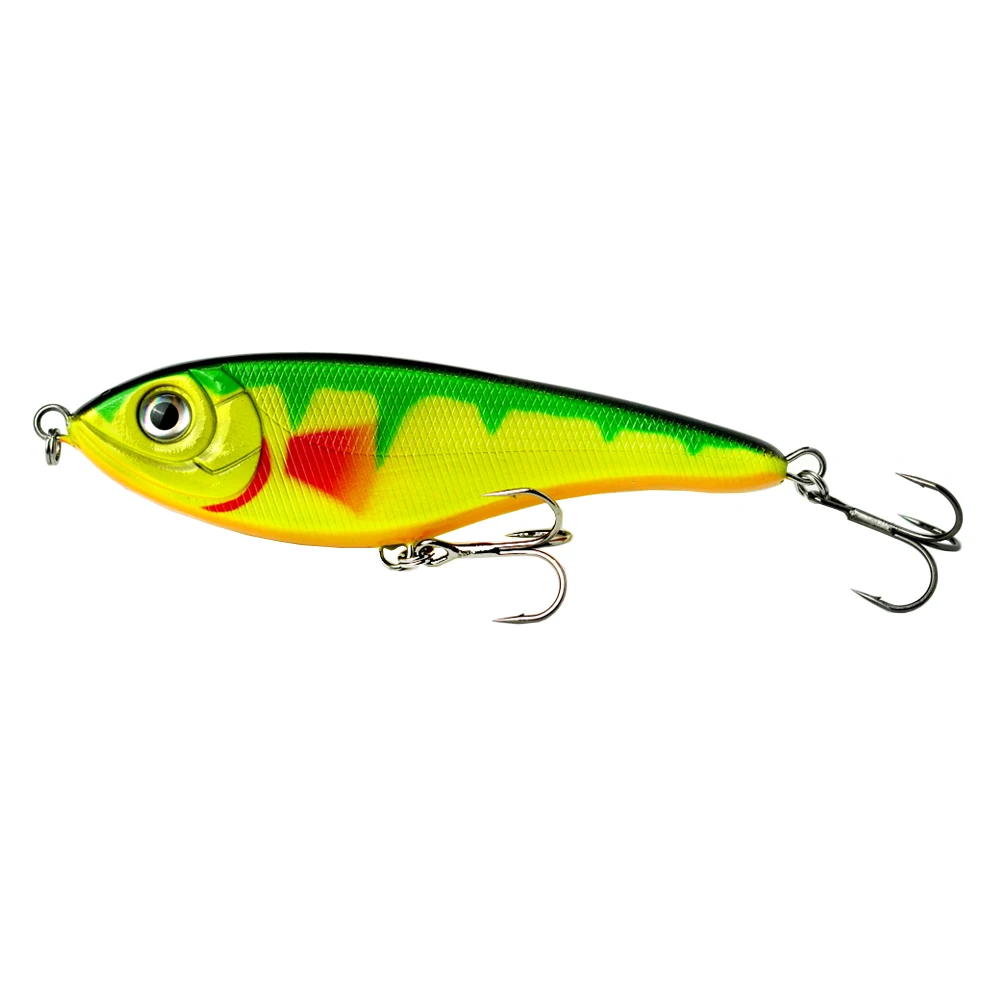 Señuelos de Pesca Jerkbait de 10cm y 12cm, cebos de lápiz con sonido fuerte y almizclado, señuelo de Lucio, Wobblers artificiales VIB de hundimiento lento, Pesca Leurre perca - imagen 3