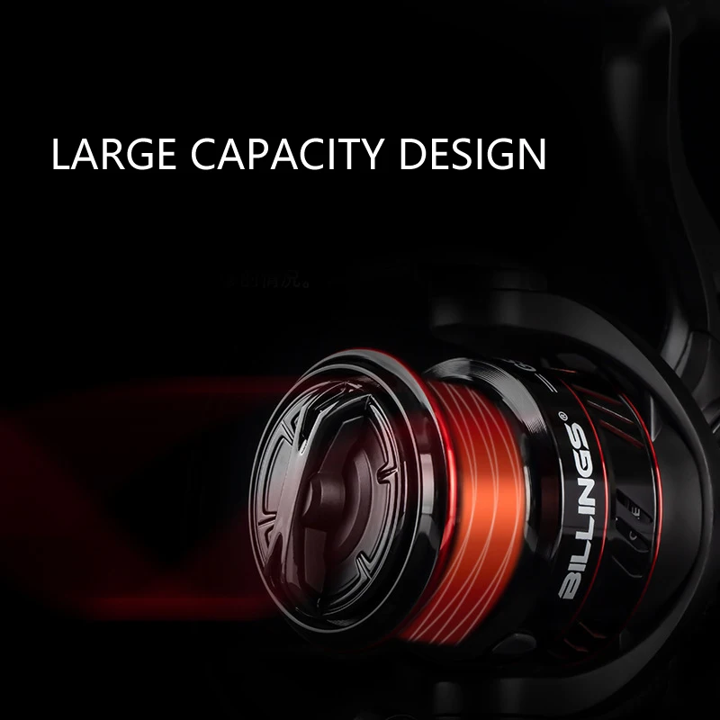 Carrete de pesca de alta velocidad, accesorio de rueda giratoria de lubina de agua salada, serie 1000, 2000, 5,2: 1, 12 + 1BB - imagen 5