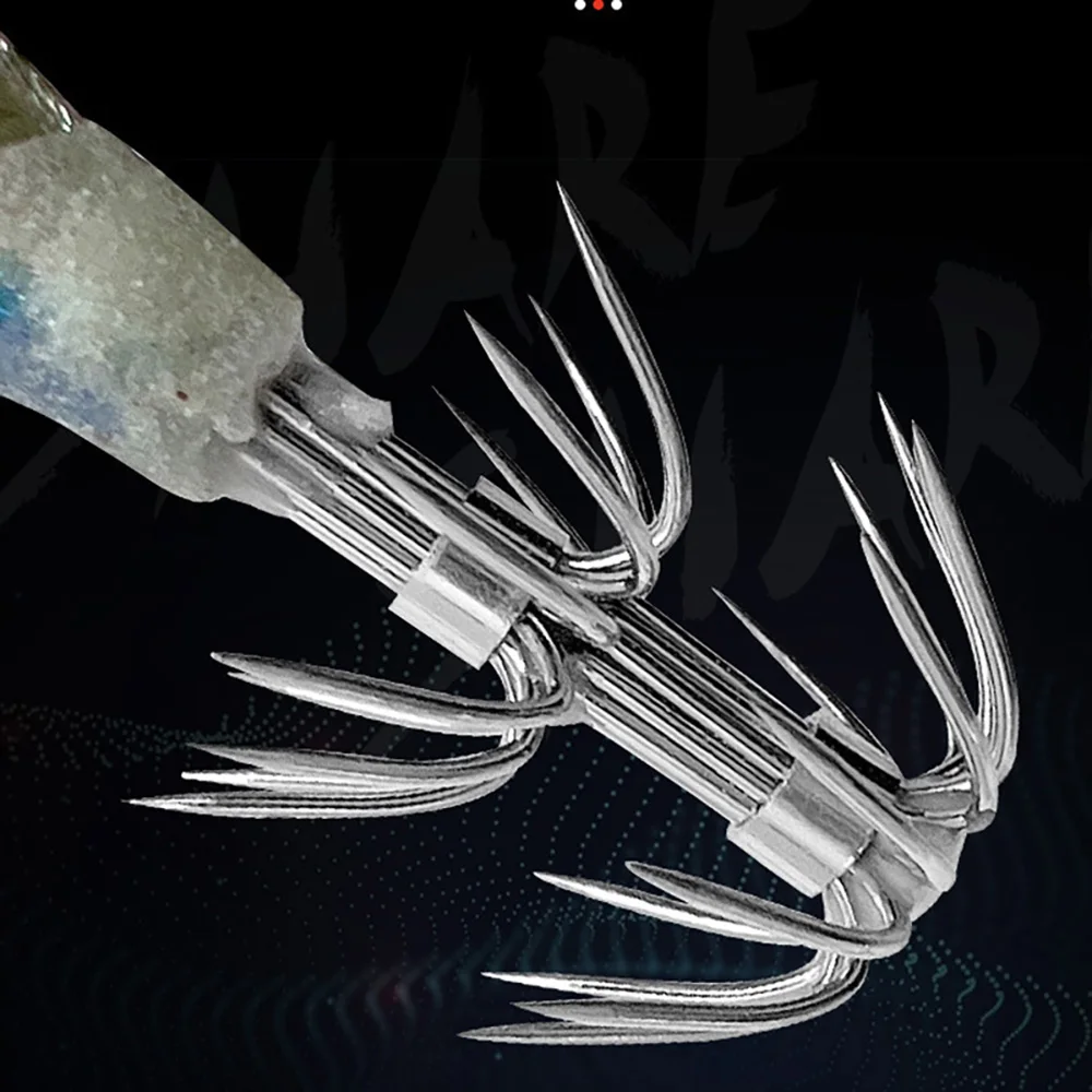 Señuelos de vinilo camarón 11cm – Cebo artificial calamar y pulpo para mar - imagen 4