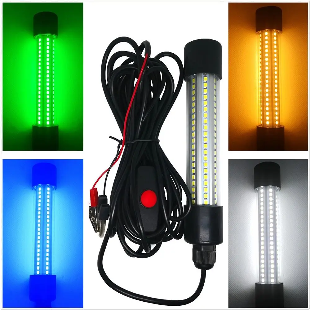 Luz LED subacuática nocturna para pesca, lámpara LED de trampa para peces, lámpara de calamar SUMERGIBLE - imagen 2