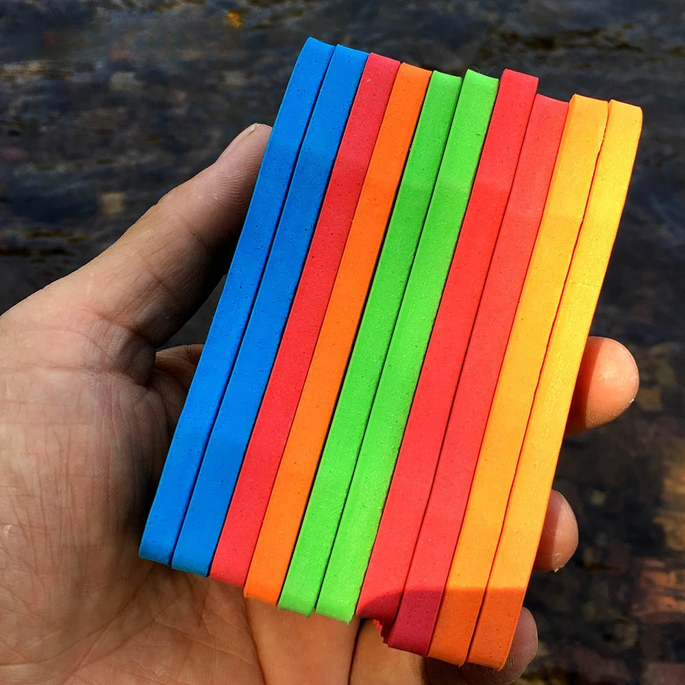 Placas de almacenamiento de espuma EVA para pesca, anzuelos de pesca de 10 piezas, soportes de alambre para traza - imagen 2