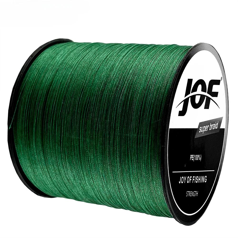 JOF 100M-1000M 16 hebras 25-200lb Hollowcore PE trenzado alambre de pesca multifilamento súper fuerte sedal Japón Multicolor - imagen 3
