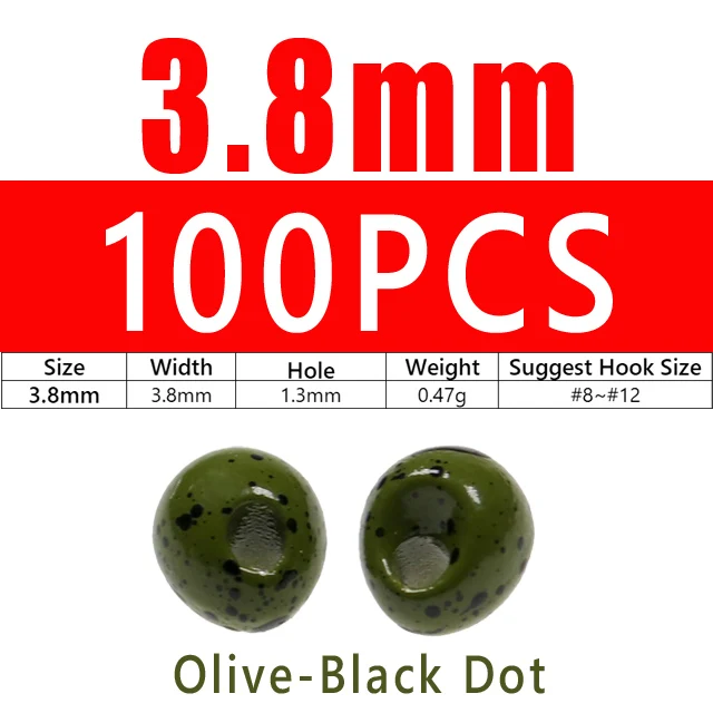 100PCS 3.8mm OB