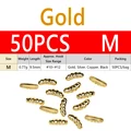 50PCS size M Gold