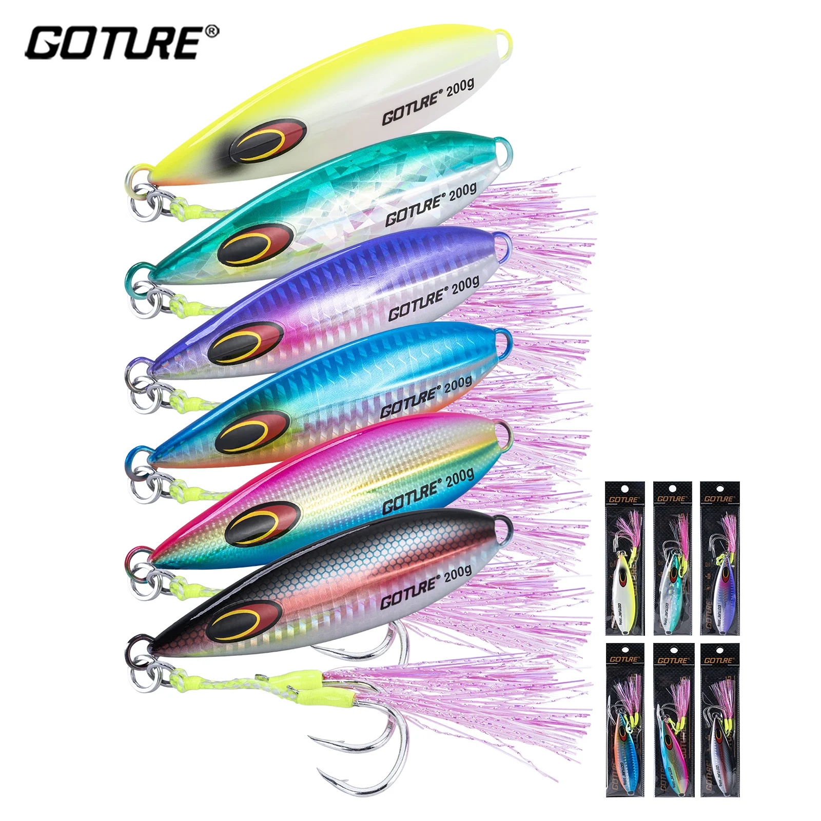 Goture Jigging vertical con anzuelos auxiliares – Acción lenta - imagen 4
