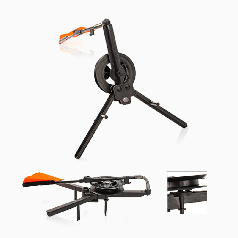 WEIHE 1 Uds bandera de pesca en hielo de invierno B mesa de pesca triangular plegable negra caña de pescar en hielo portátil - imagen 5