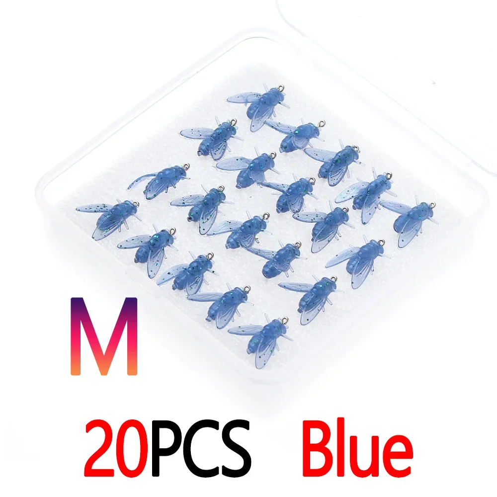 20pcs Blue M
