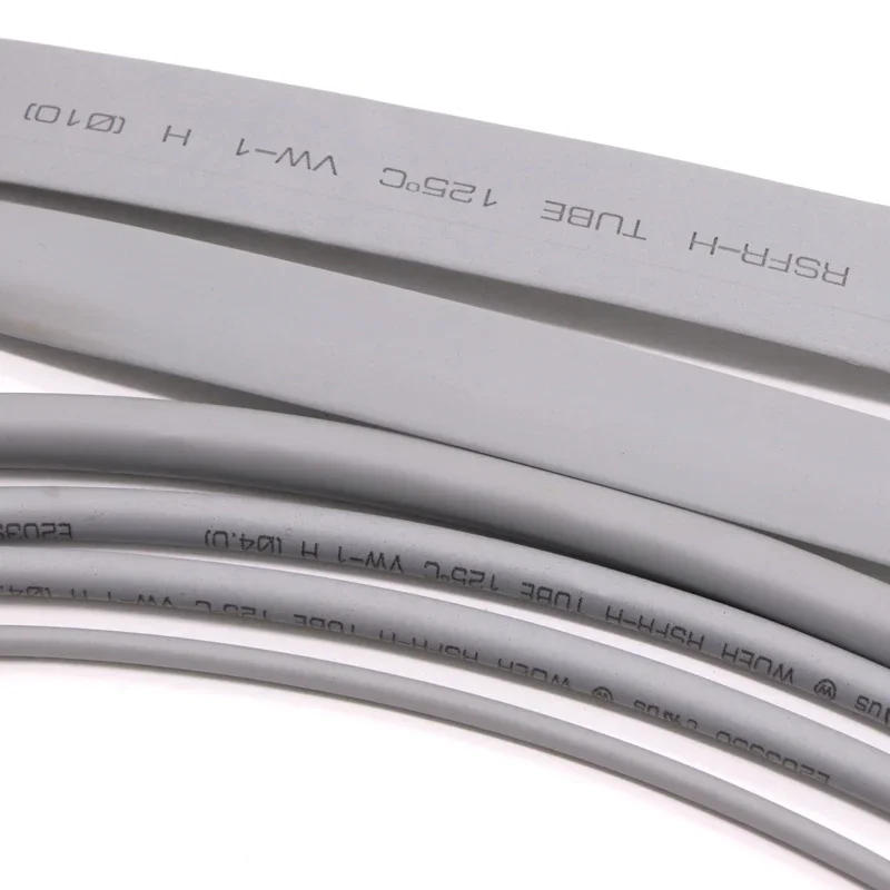 1 metro gris diámetro 1 2 3 4 5 6 7 8 9 10 12 14 16 20 25 30 40 50 mm Tubo termorretráctil 2:1 funda de Cable térmico de poliolefina aislada - imagen 3