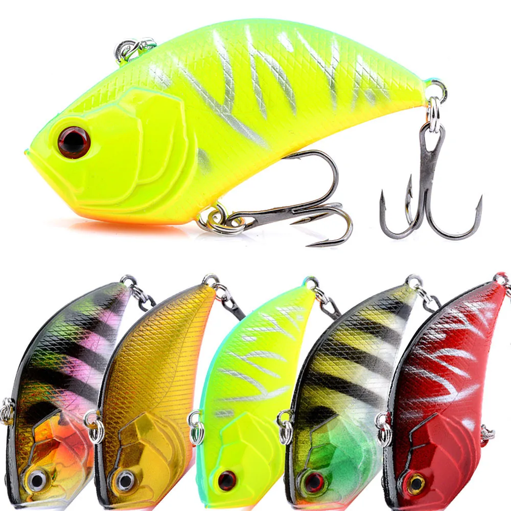 Thritop nuevo señuelo VIB 50MM 13G 5 varios colores TP113 cebo duro de fundición larga para herramienta de aparejos de pesca de todas las profundidades