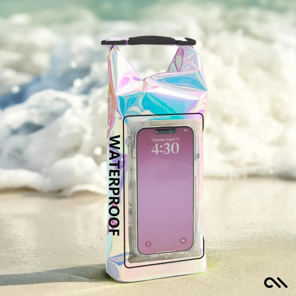 Bolsa impermeable de PVC con Clip para natación, bolso de mensajero deportivo para exteriores, 2 en 1, Material de malla para teléfono móvil, 2l/5L, novedad - imagen 3