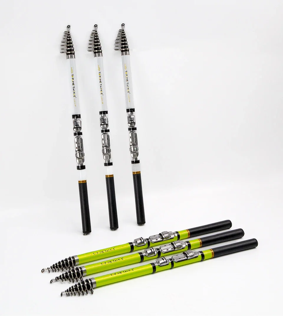 Gran oferta, caña de pescar telescópica en hielo para roca, 1,8 m, 3,0 m, alimentador de fibra para carpa, alimentador de carbono, alimentador de carbono, equipo de pesca de carbono - imagen 5