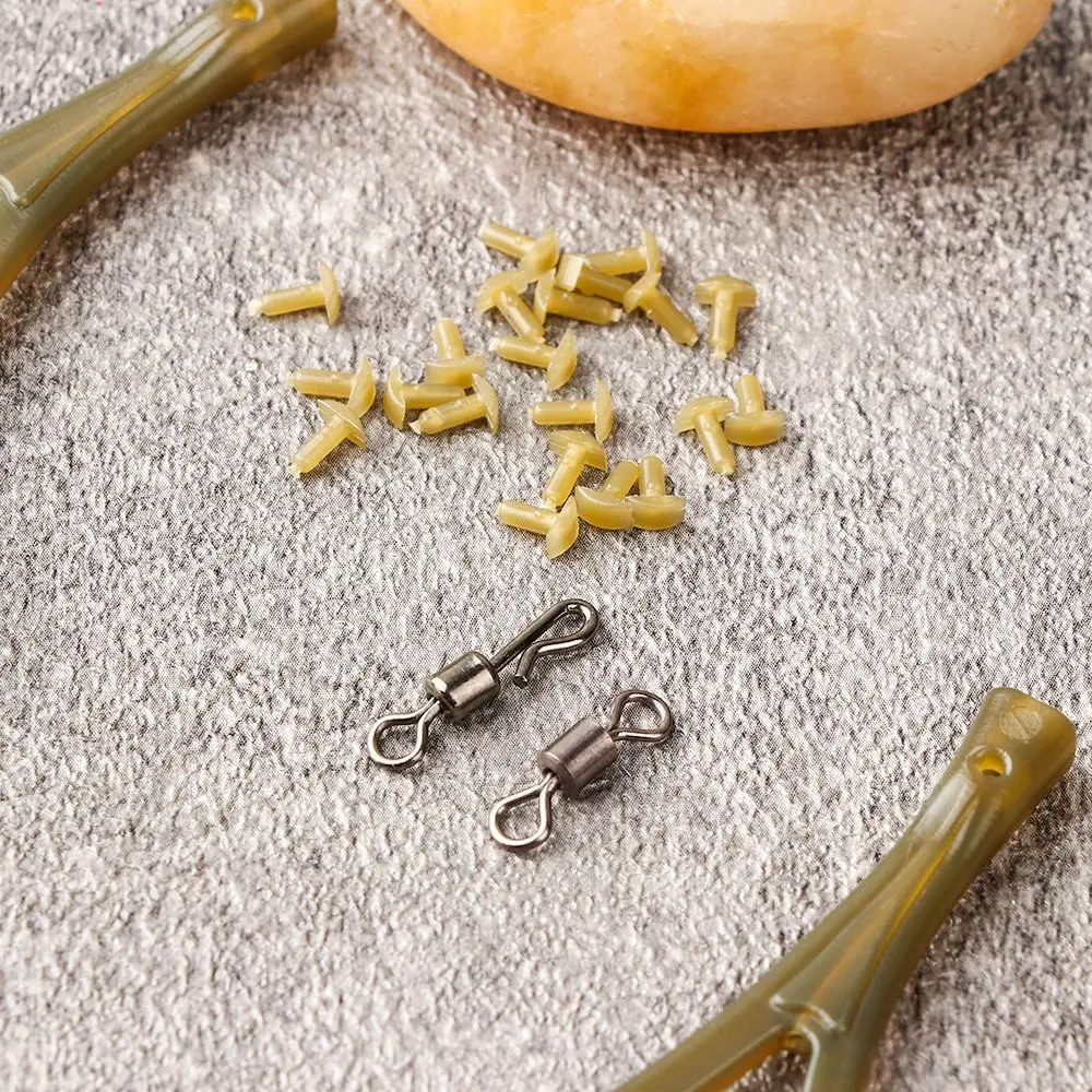 Grupo de anzuelos inferiores, equipo de aparejos de pesca, sistema antienredos, accesorios de pesca de carpa, herramienta de aparejos de carpa, curvas laterales giratorias - imagen 4