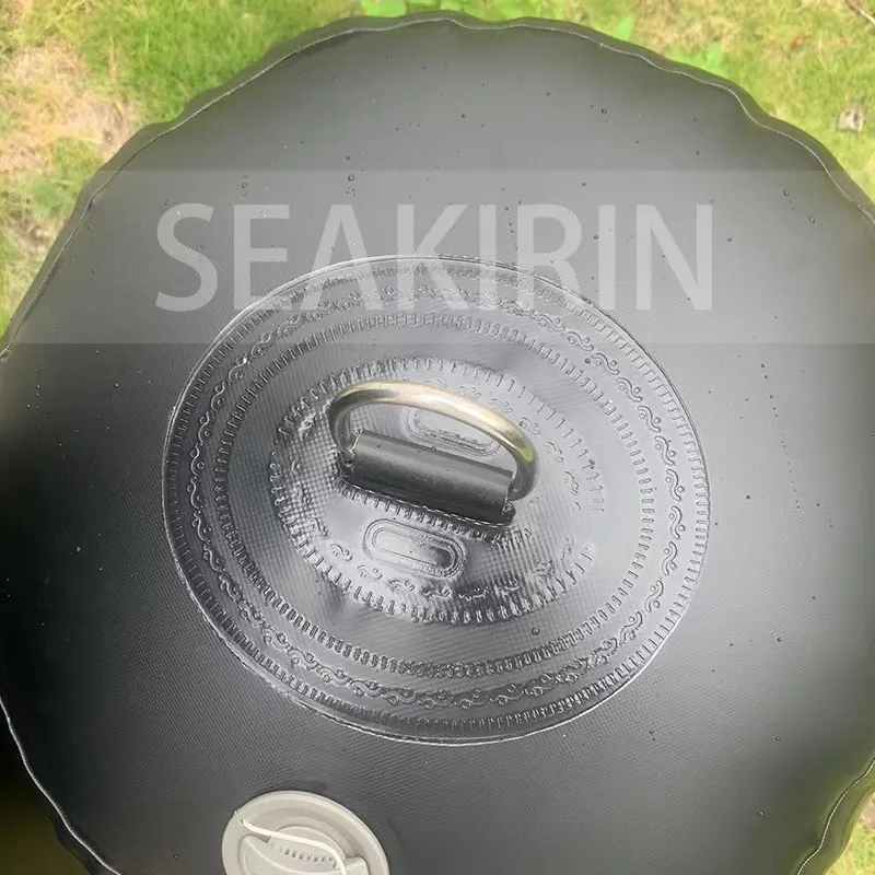 Guardabarros de barco inflable de alta resistencia, equipo de acoplamiento y anclaje negro de PVC para yates, veleros y muelles, 24 "x 72" - imagen 3