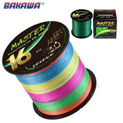 BAKAWA X16 hebra 300m hilo de pescar trenzado PE accesorios de pesca pesca de carpa para equipo de pesca agua de mar y agua dulce ﻿