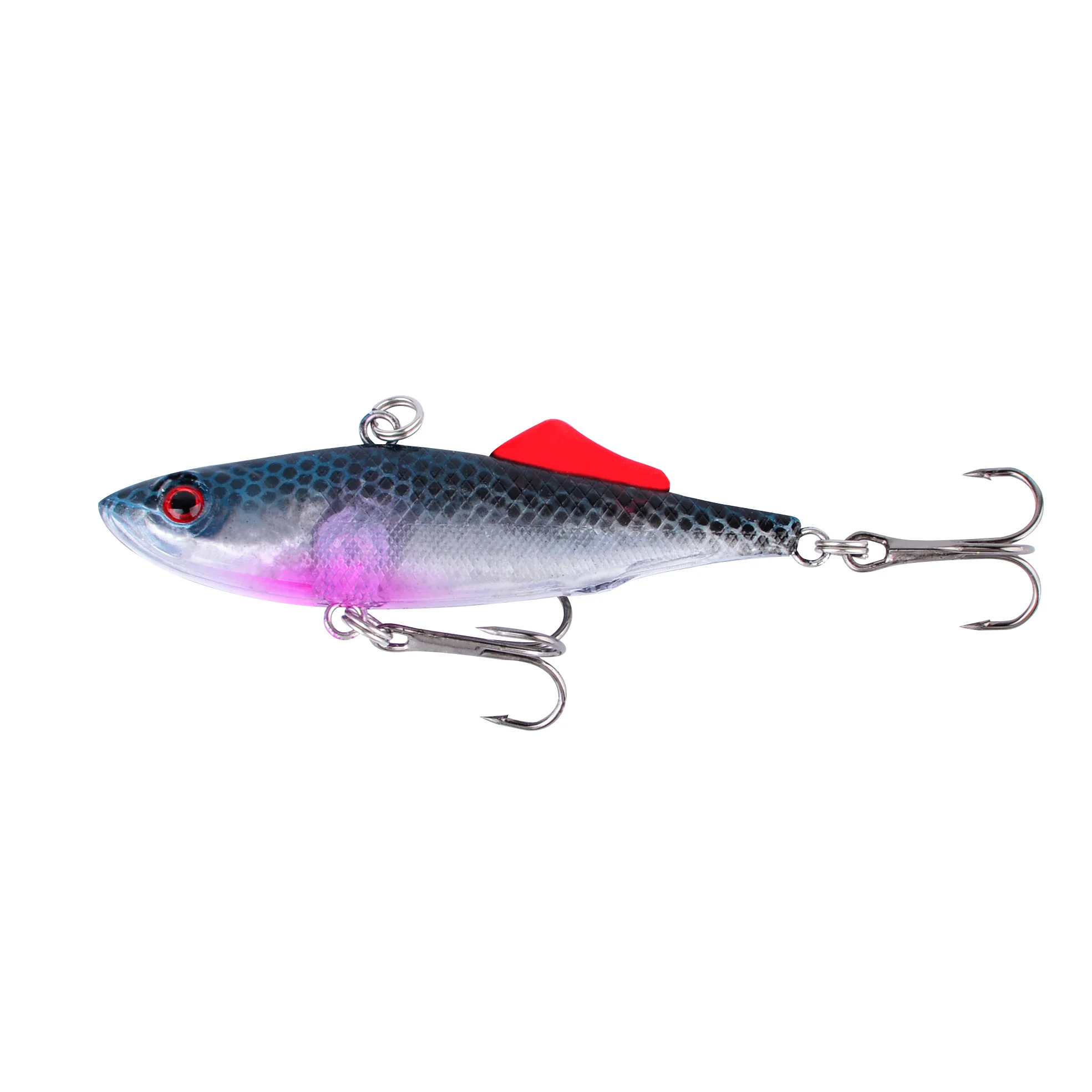Señuelo de pesca hundido con vibración Vib, señuelo de Metal para curricán, cebo duro Crankbait, pesca de invierno, Lucio, 1 ud. - imagen 5