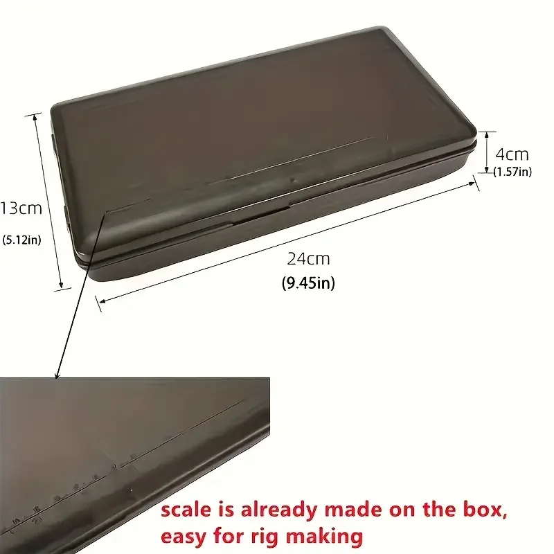 Caja de aparejos para carpa con compartimentos PVC para señuelos - imagen 2