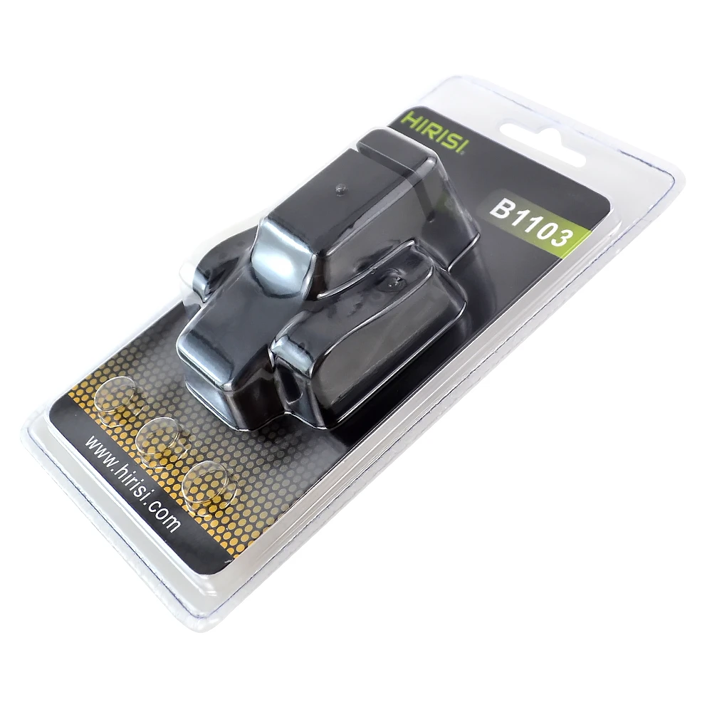 Un modelo negro B103 de Nurisi empaquetado para un uso fácil y visualización