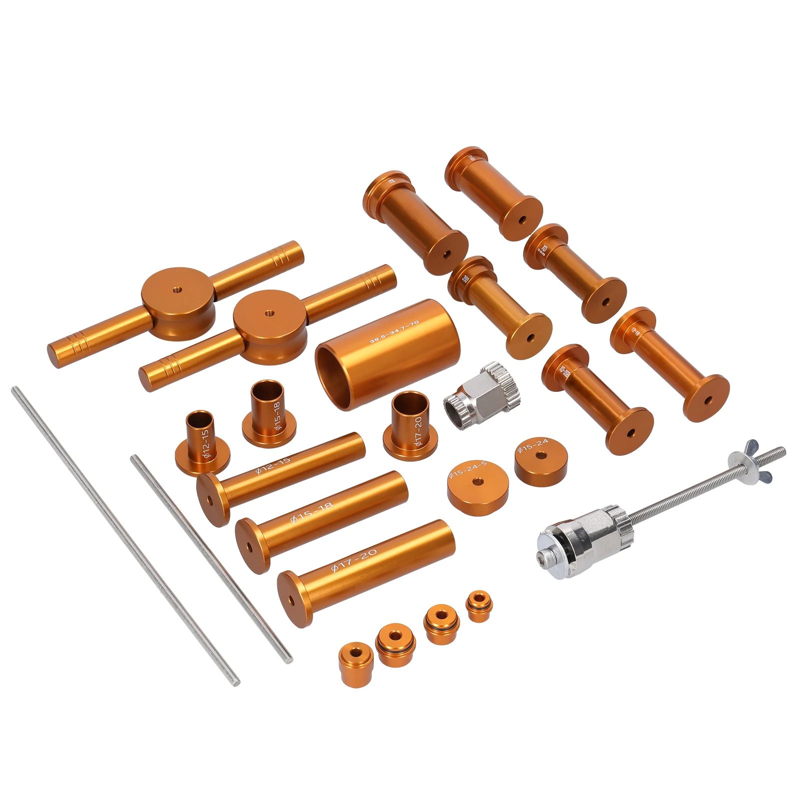 Kit de herramientas de reparación de trinquete para bicicleta, juego de herramientas de extracción de instalación de cojinete de cubo de eje pasante, liberación rápida - imagen 4