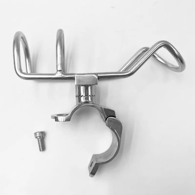 Soporte para varilla marina con abrazadera de acero inoxidable 316 |   Soporte de muelle/barco ajustable resistente a la corrosión para pescadores de agua salada - imagen 5