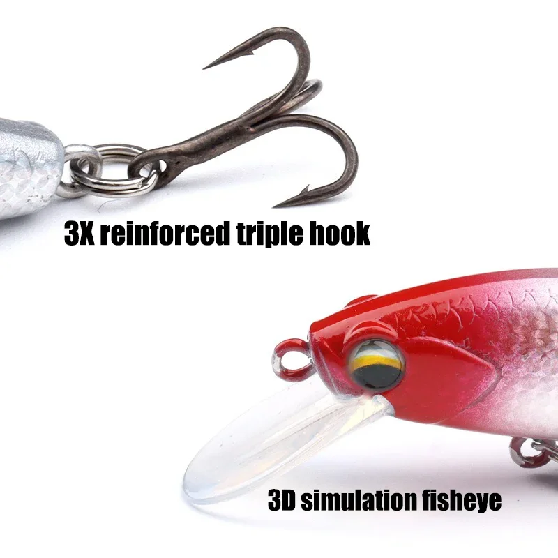 Crankbait hundible – Señuelo pececillo cebo duro para lucio y trucha - imagen 2
