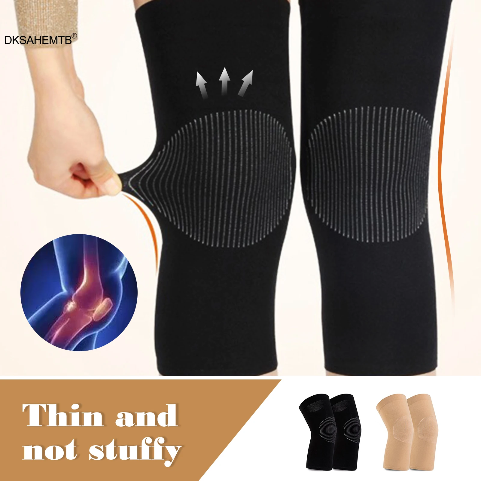 Rodilleras a prueba de frío, rodilleras deportivas ligeras y transpirables, protección de piernas para deportes al aire libre para correr, ciclismo y acampar - imagen 2