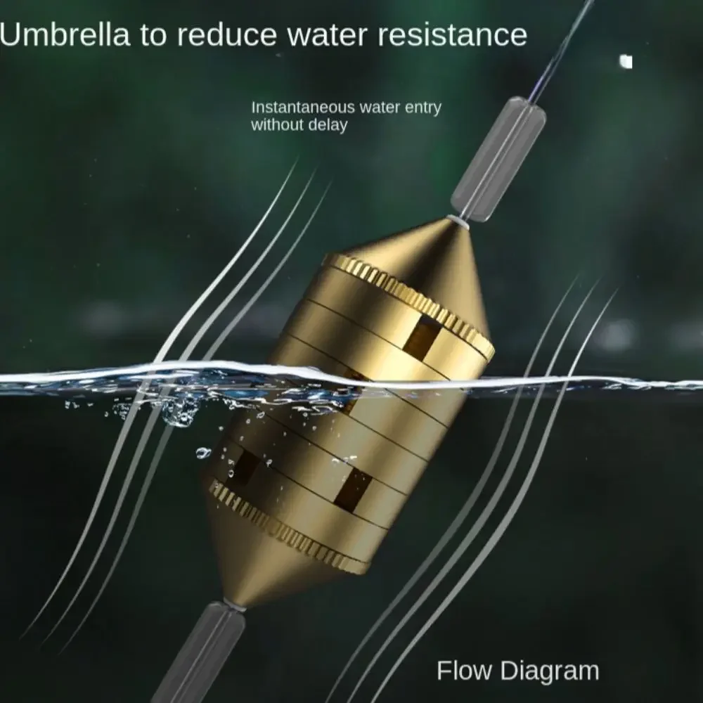 6 uds 2024 plomo extraíble conector de gancho de peso pesas de plomo de cobre peso adicional plomo de pesca aparejos de pesca de caída - imagen 5