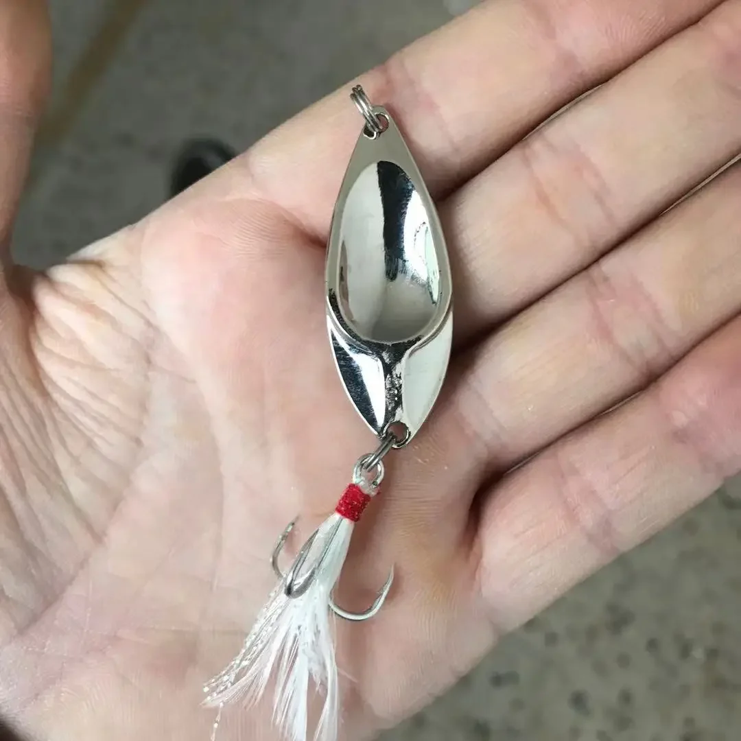 1 unidad de cebo giratorio oscilante de Metal VIB con vibración Spinner cuchara Jig Señuelos de Pesca 5g 10g 15g cebos duros artificiales lentejuelas señuelo de Pesca - imagen 5