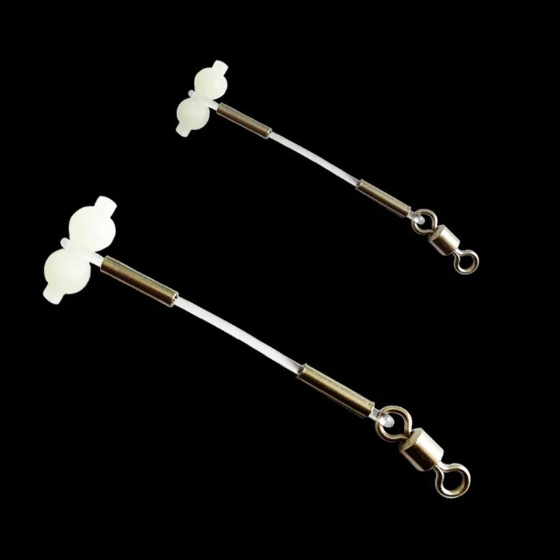 Soporte de equilibrio de calabaza luminosa, conector giratorio de calabaza brillante, pesca en el mar, grupo de pesca DIY, suministros de pesca, accesorios pequeños, 5 uds.