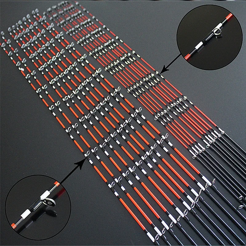 2 uds 55cm punta de varilla de barco/balsa punta de repuesto tamaño completo diámetro superior 0,3mm-0,9mm diámetro a tope 2,6mm cola suave accesorios de varilla FRP sólida - imagen 4