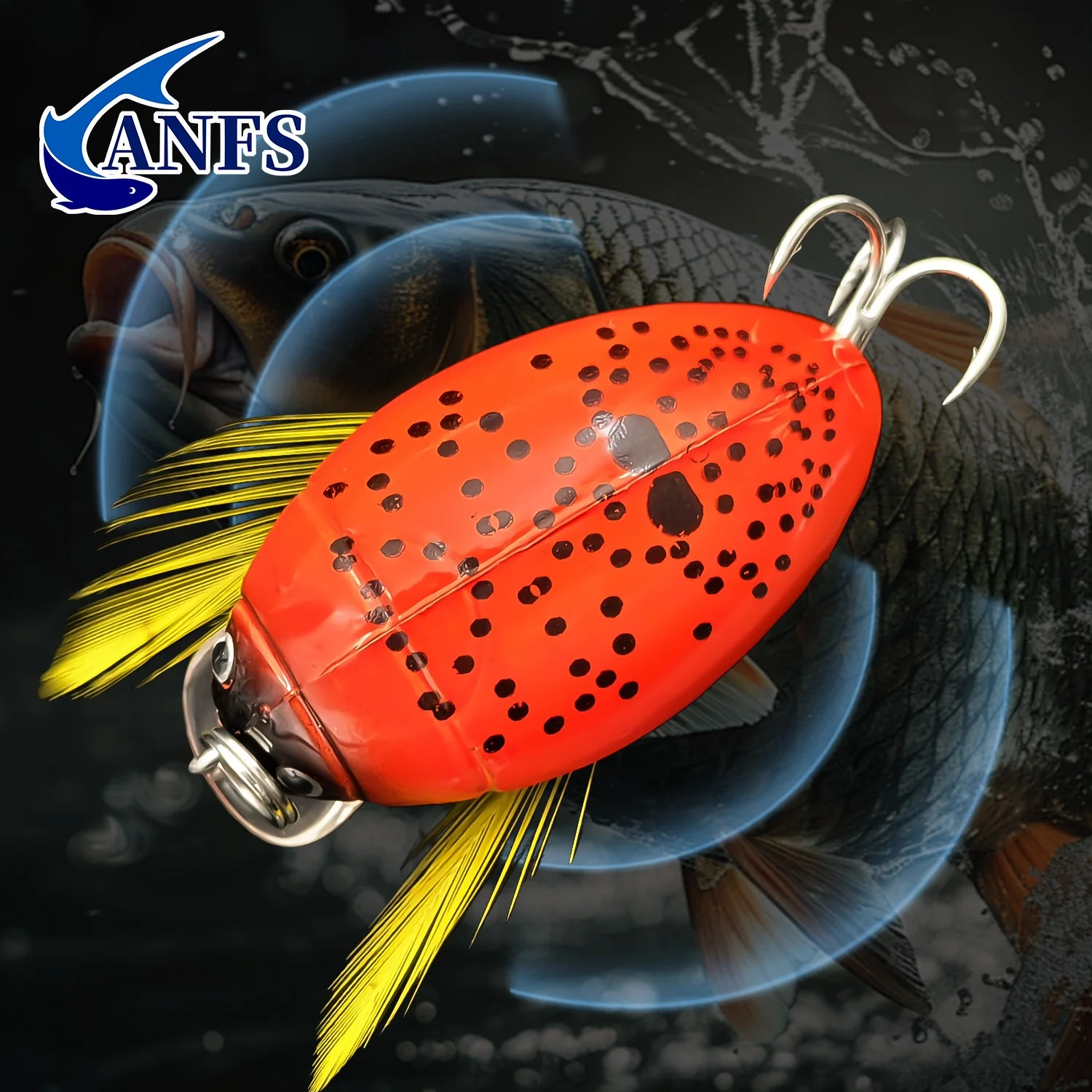 ANFS Juego de Señuelos de Pesca -4 Piezas de Cebo Artificial para Bar, Trucha - Kit de Crankbait Multicolor para Pesca en Agua Dulce y Salada - imagen 5