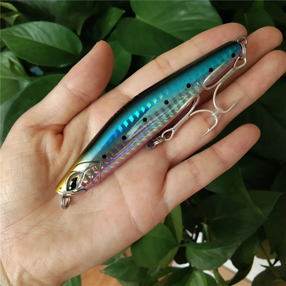 Noeby-señuelo de pesca Artificial, cebo de silicona, anzuelo triple, Swimbait, aparejos Wobbler, Jerkbait, 4 piezas, 99mm, 36g - imagen 4