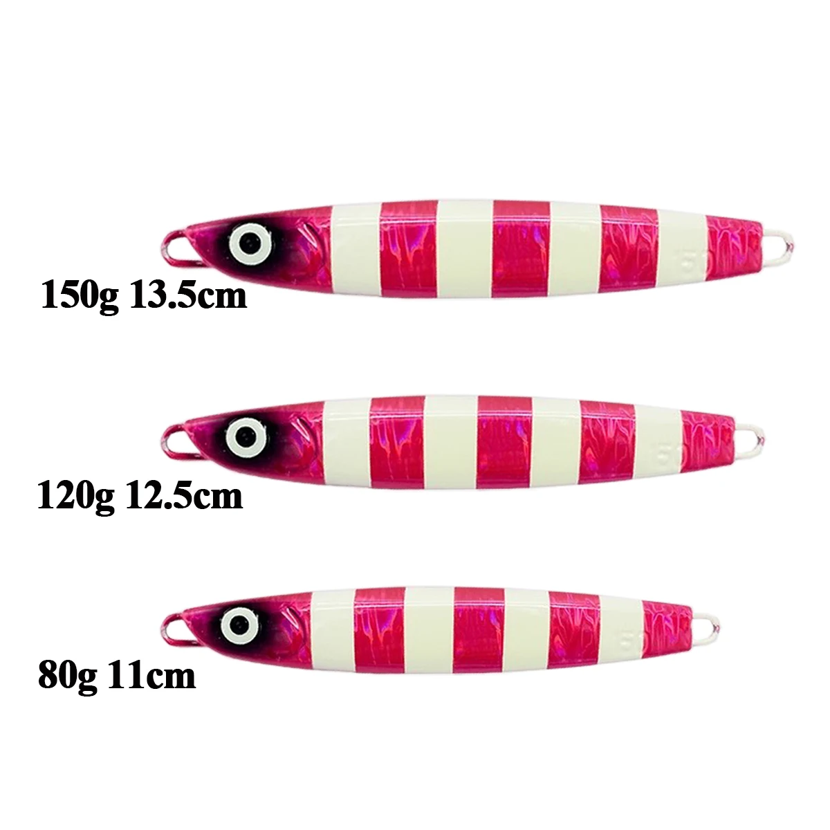 Señuelo de pesca con plantilla de Metal 3D, 80g, 120g, 150g, plantillas de Metal de fundición larga, parpadeo, agua salada, atún, Wahoo, caballa, señuelo de pesca de aguas profundas