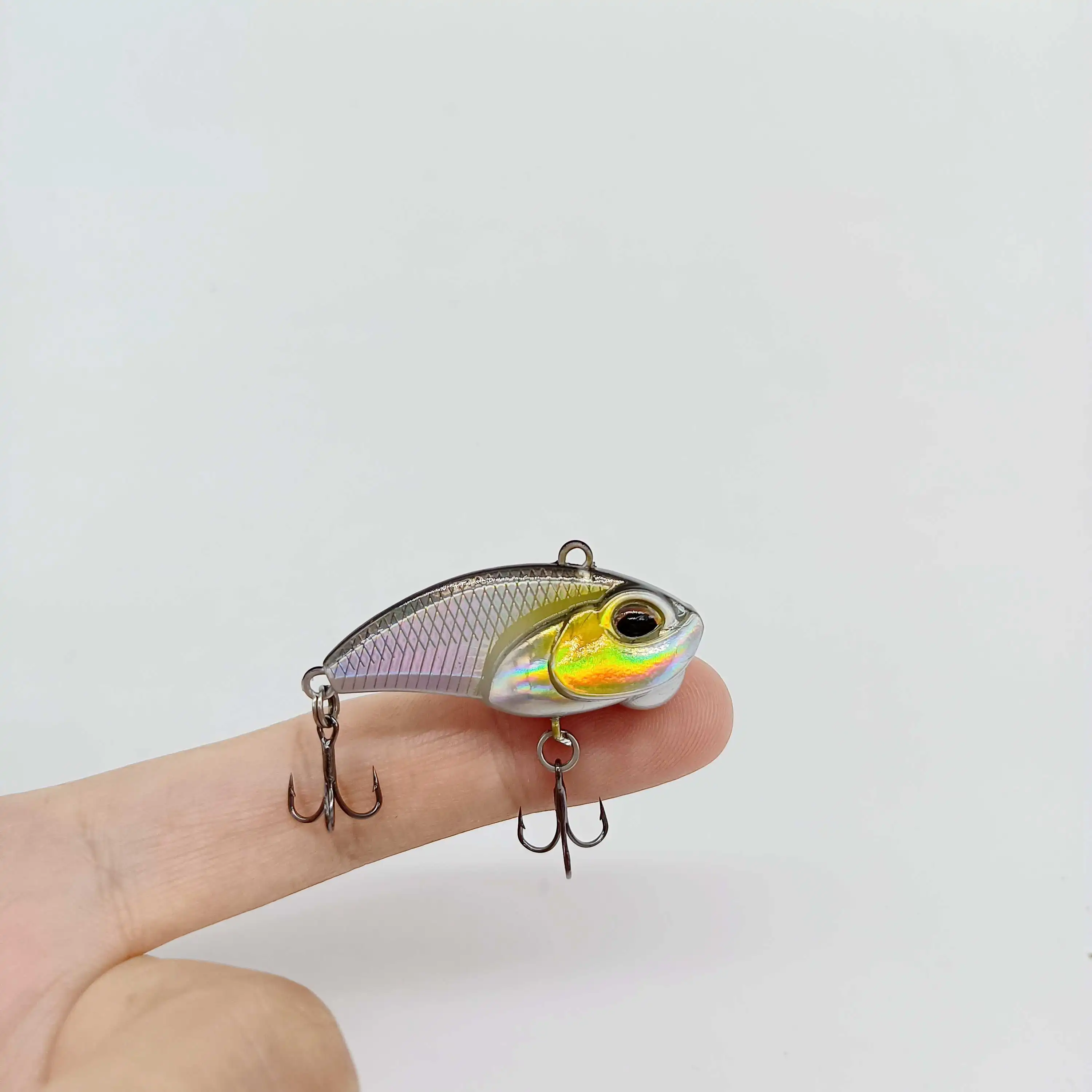 Señuelo DUODUOYU Mini VIB 3,5g 40mm vista lateral