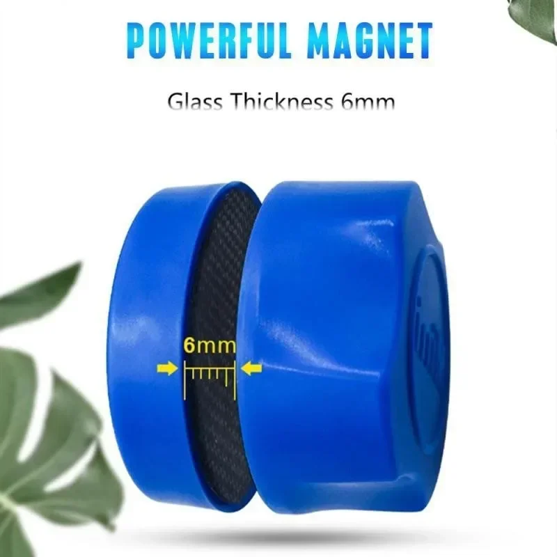 Cepillo de limpieza de doble cara para acuario, cepillos limpiadores de vidrio magnéticos para pecera, cepillos para quitar musgo - imagen 2