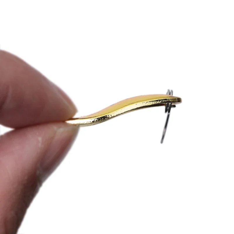 1 Uds 2,5/3,5/5g Mini Wobbler lentejuelas cuchara señuelo cebo duro Spinnerbait Isca Artificial Pesca Wobblers aparejos de Pesca con mosca 5 colores - imagen 5