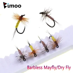Bimoo #20 Mosca Seca Barbless Mayfly – Cebo para Trucha y Perca