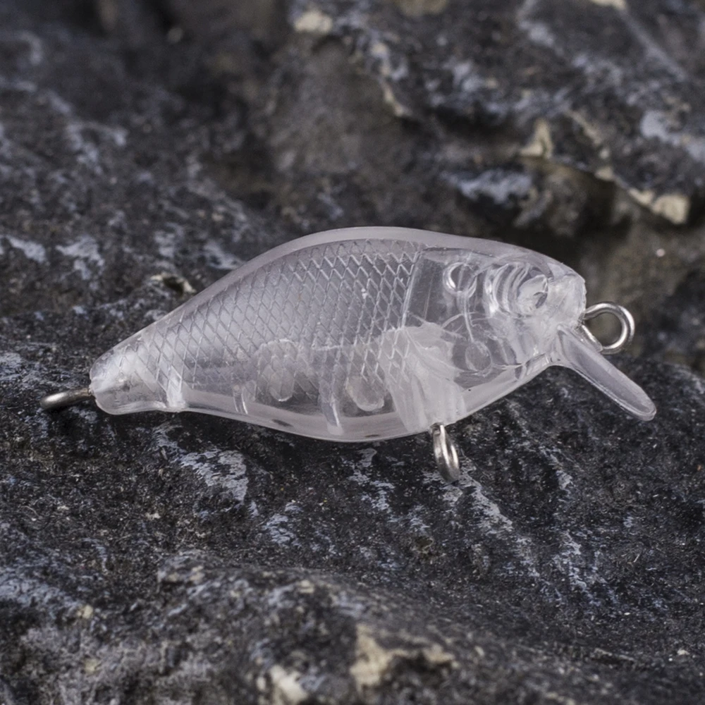 Dr.Holife Mini Crankbait sin pintar espacios en blanco – Wobblers de lubina - imagen 4