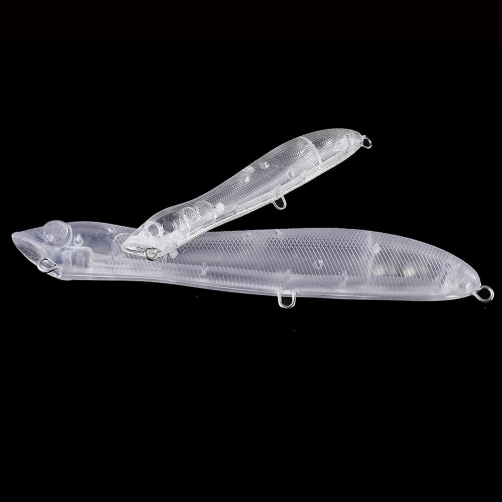 Chan'sHuang-Señuelos de Pesca artificiales, cebo en blanco sin pintar, sonajeros de superficie, serpiente Popper, perro que camina, bricolaje, hecho a mano, 20 piezas - imagen 5