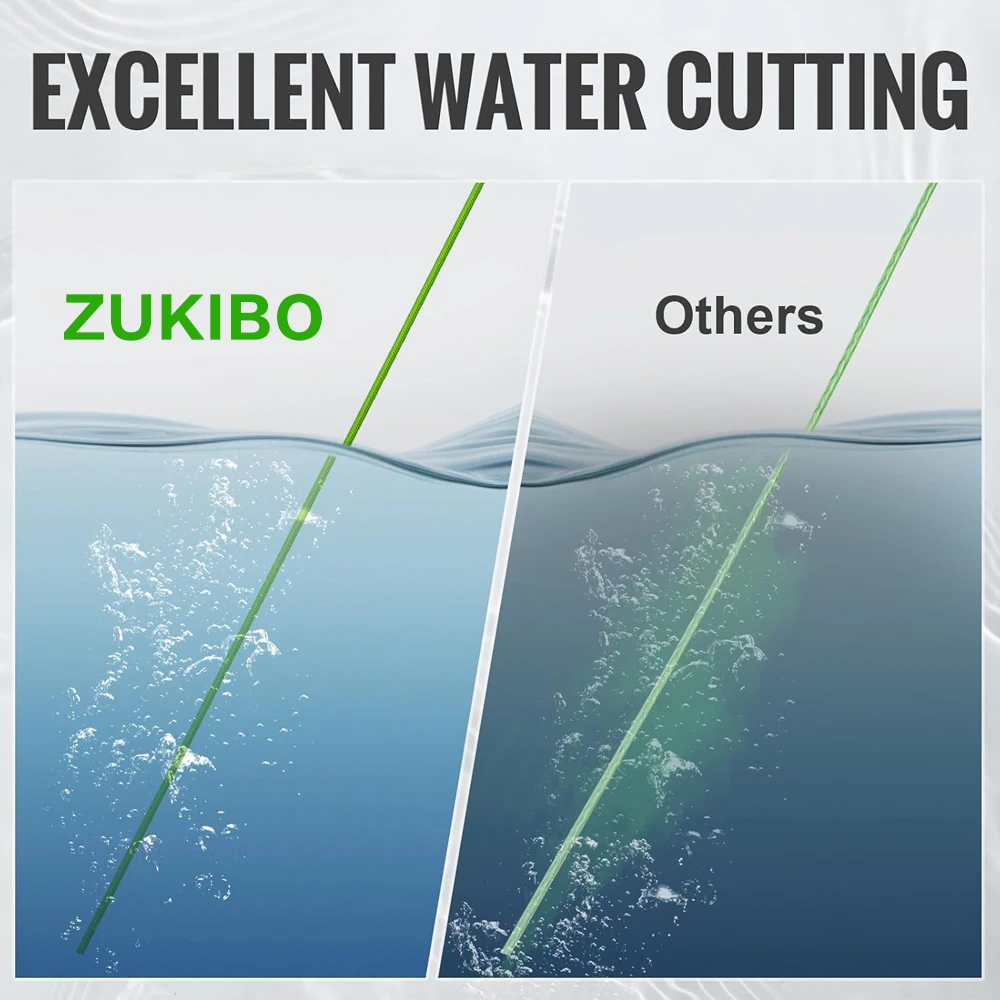 ZUKIBO-sedal de pesca trenzado de 16 hebras X16, hilo de PE trenzado resistente a la abrasión con núcleo hueco para pesca en agua dulce o salada - imagen 4